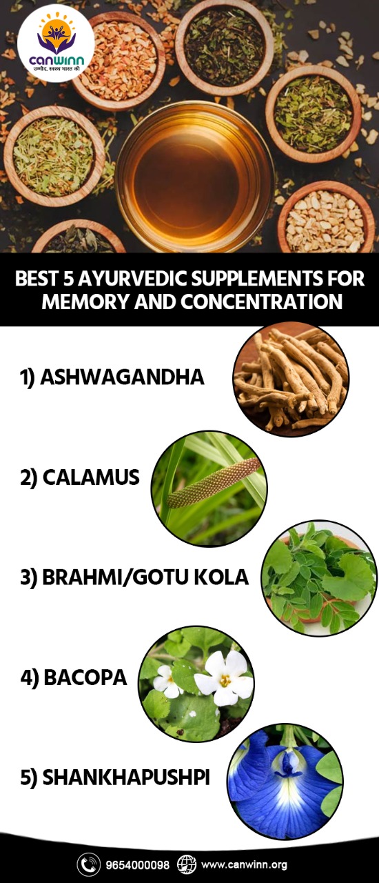 Best 5 ayurvedic supplements for memory and concentration