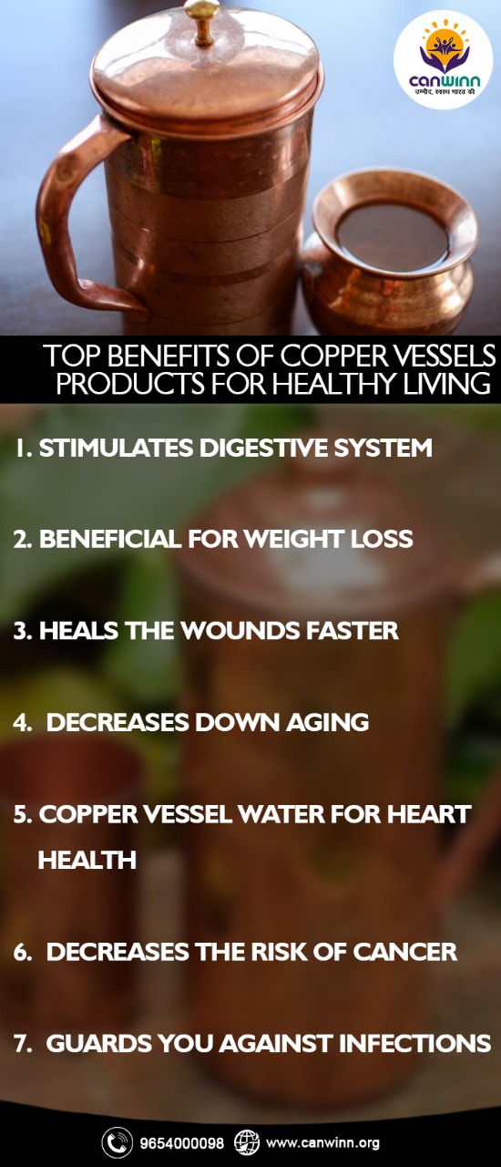 Top benefits of copper vessels products for healthy living